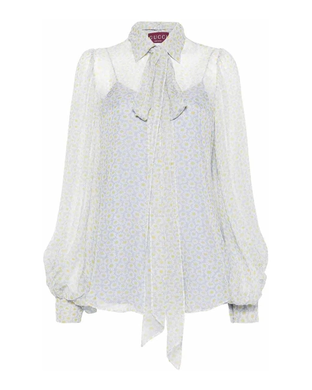 Gucci White Light Silk Shirt
