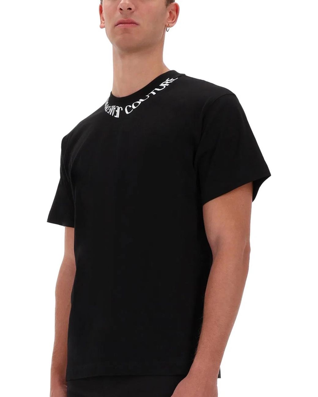 Versace Jeans Couture Black Tshirt Regular Fit for men