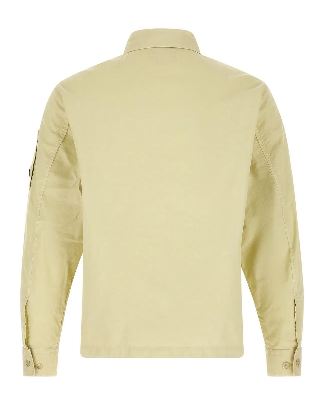 C P Company Yellow 'Lens' Overshirt for men