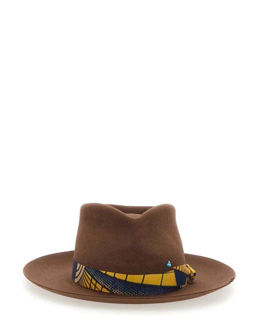 SUPERDUPER FEAT LORENZOJOVA Brown Bougainvillea Hat for men
