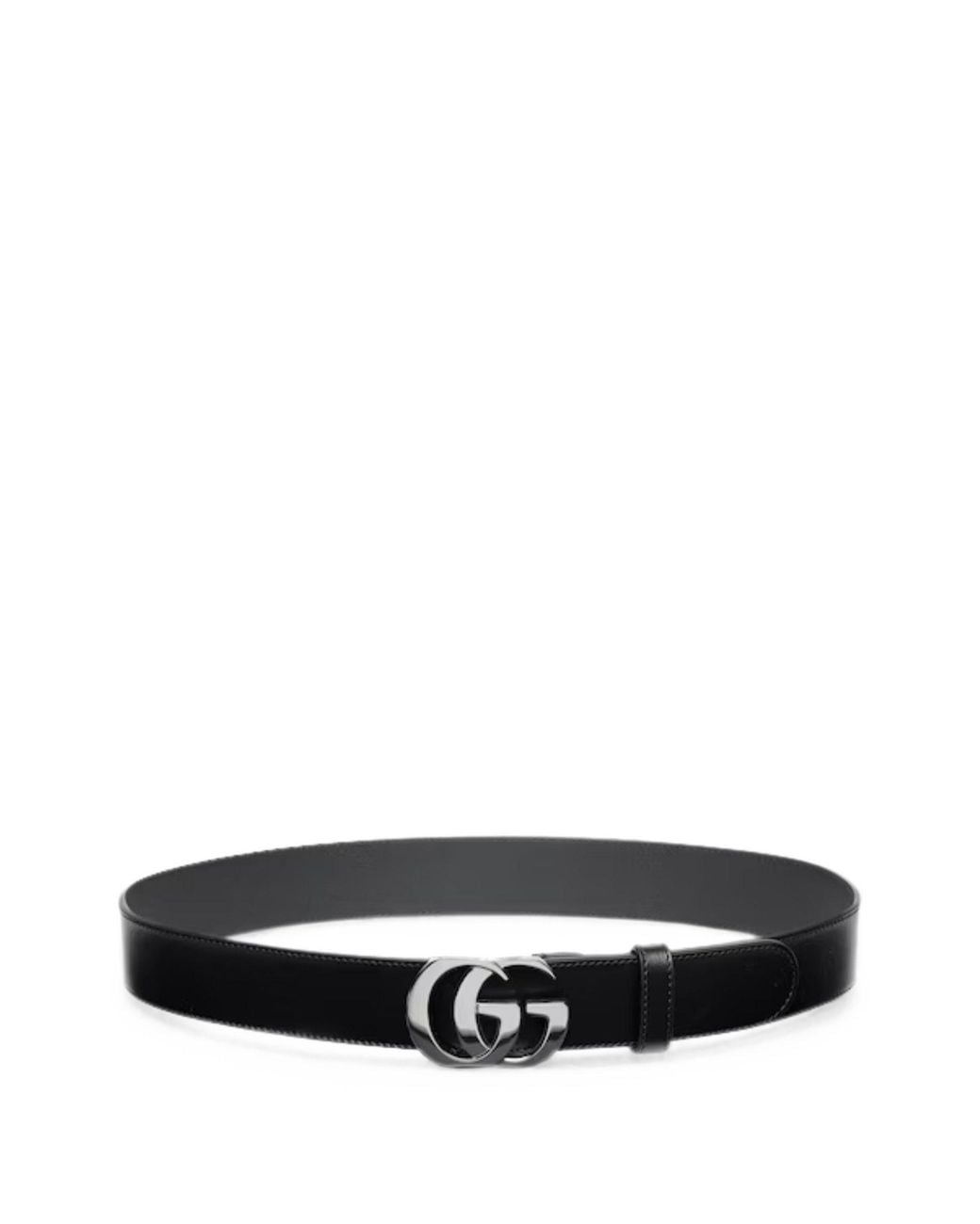 Gucci White 35Mm Cornelius Baby Leather Belt for men