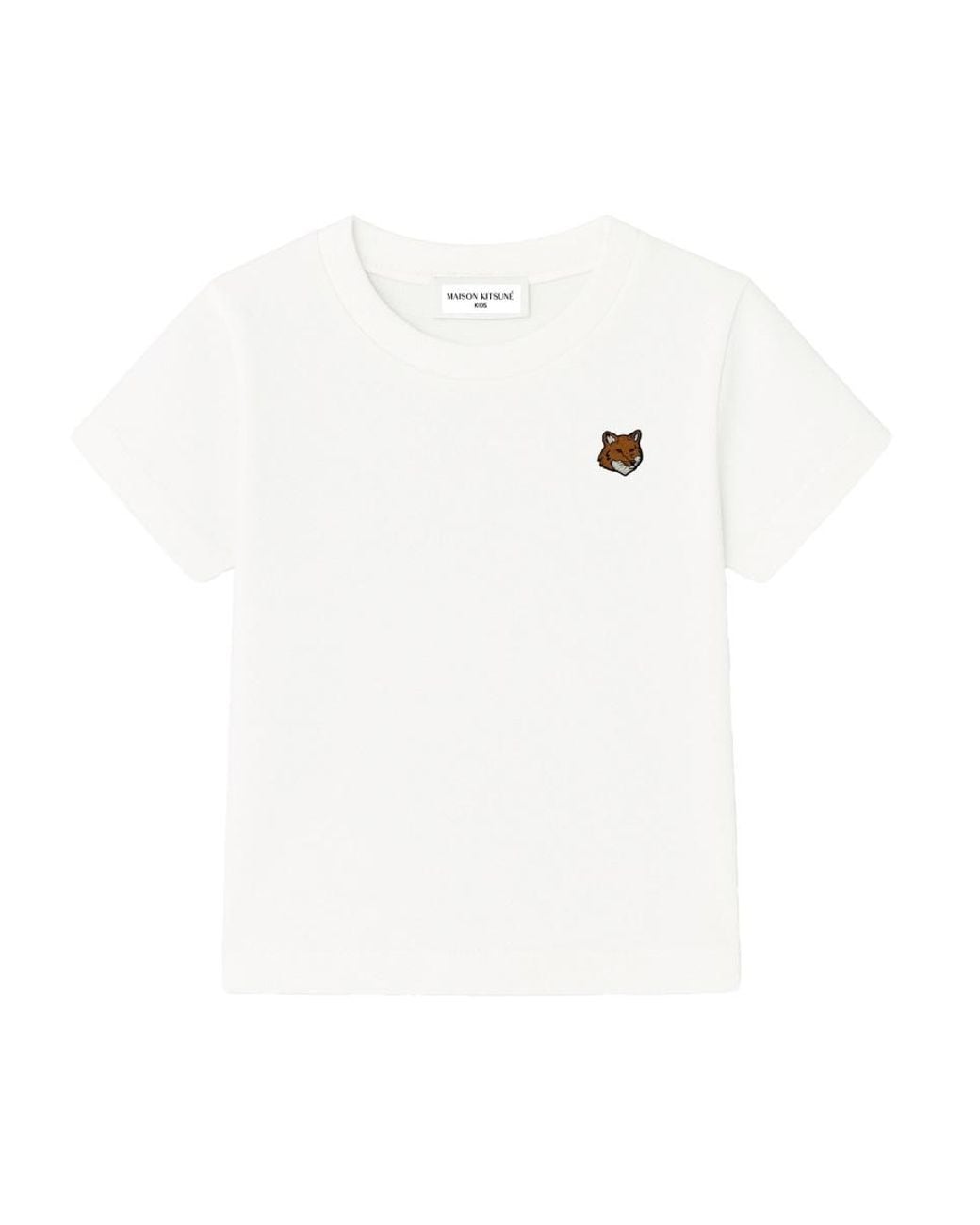 Maison Kitsuné White Mini Kids' 100% Cotton T-Shirt