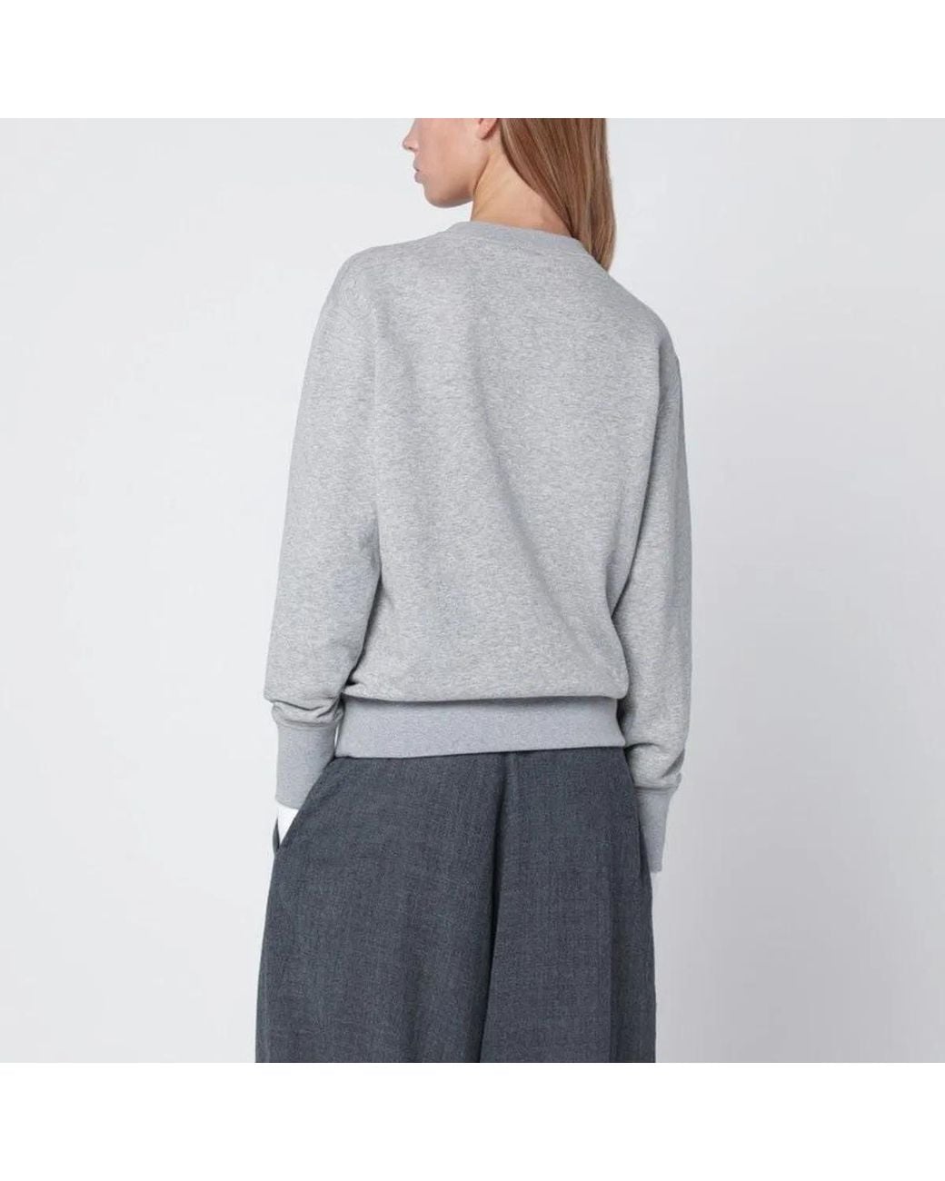DARKPARK Gray Crewneck Sweater Don'T Take Me Off Ever