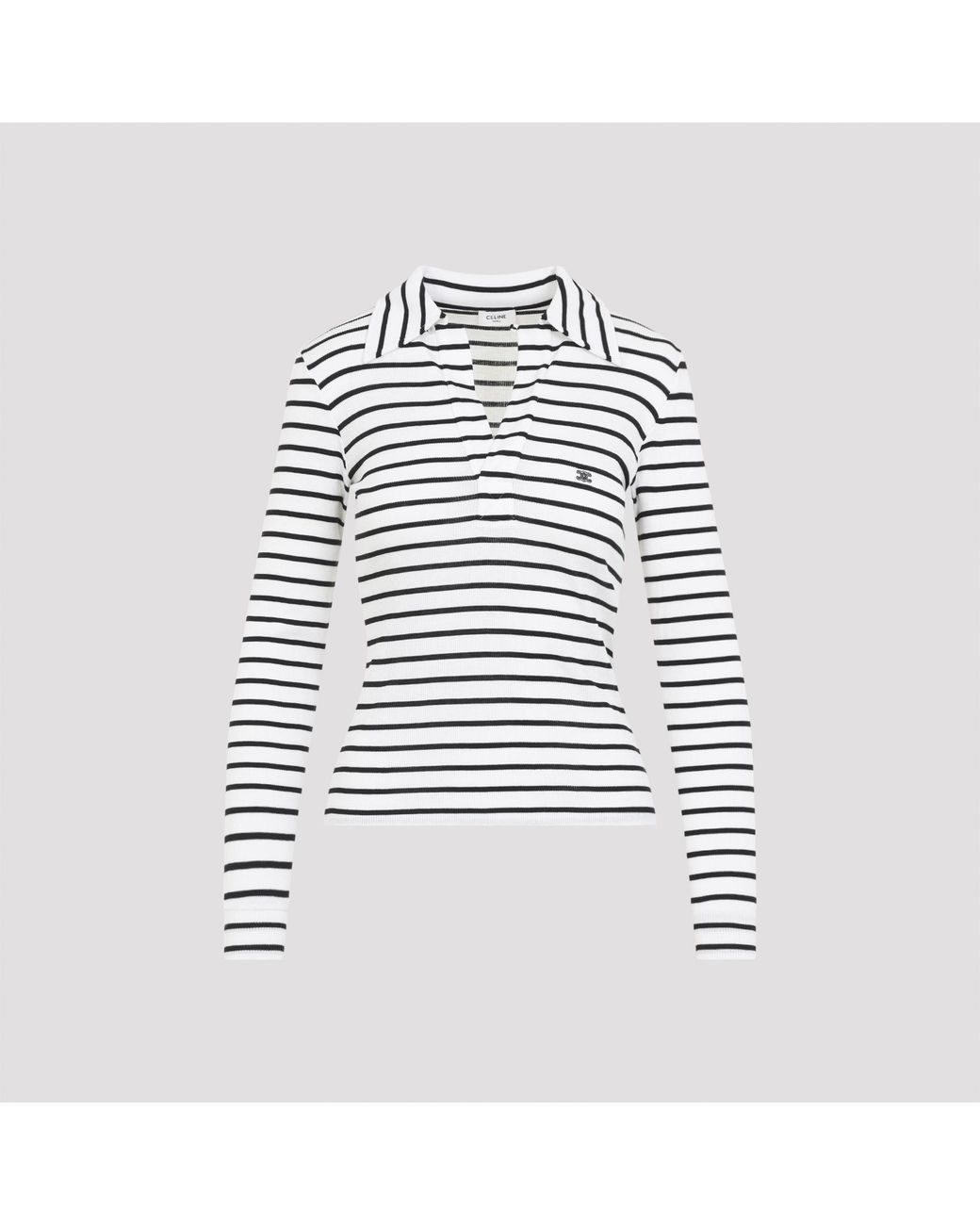 Céline White Polo Shirt