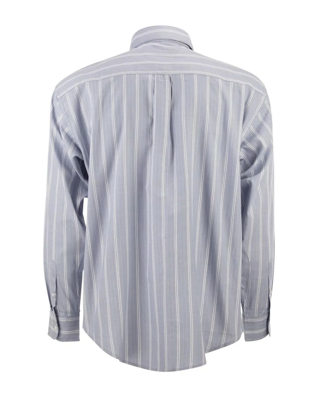 Carhartt Blue Striped Cotton Shirt