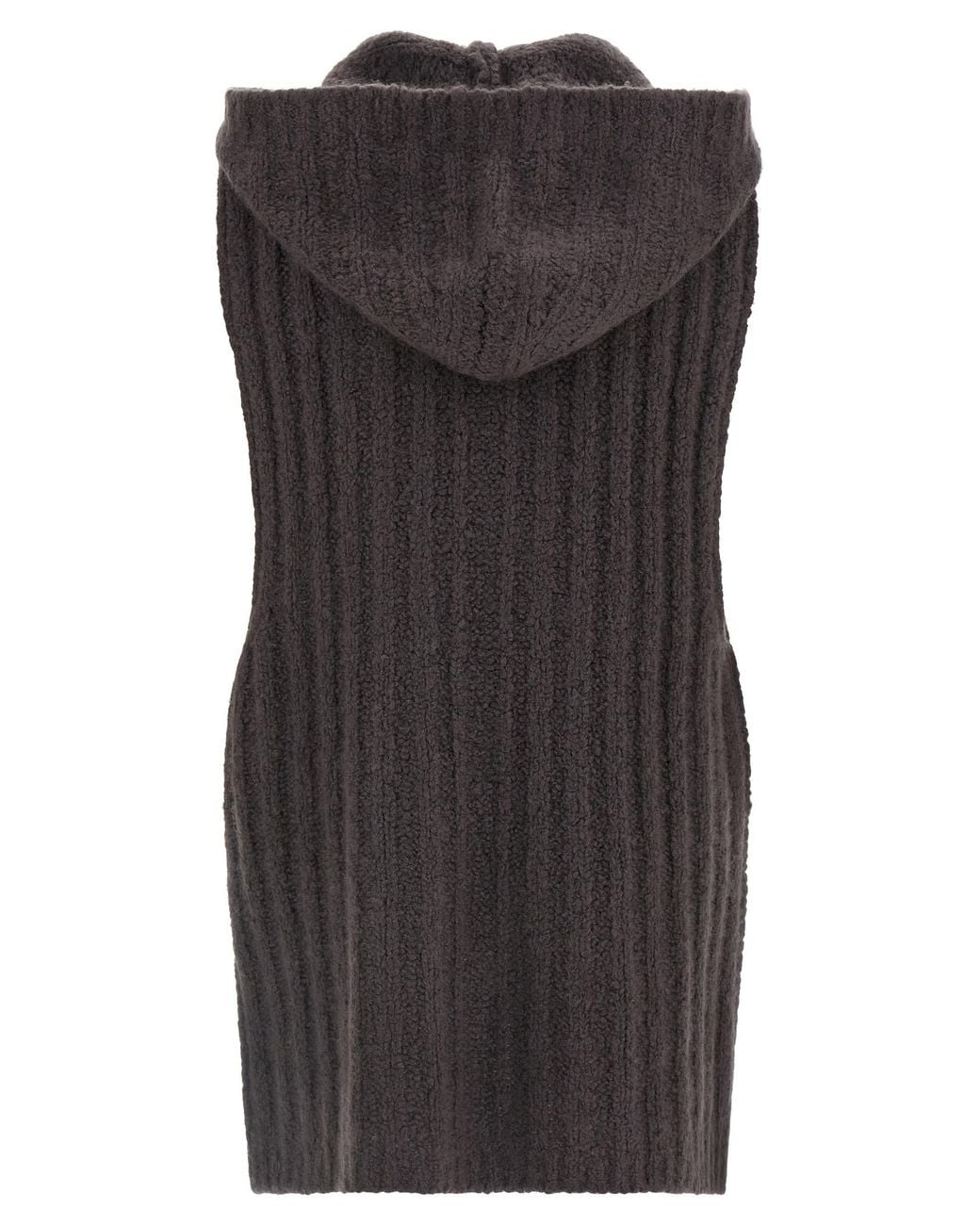 Rick Owens Black 'Hooded Tank' Top for men