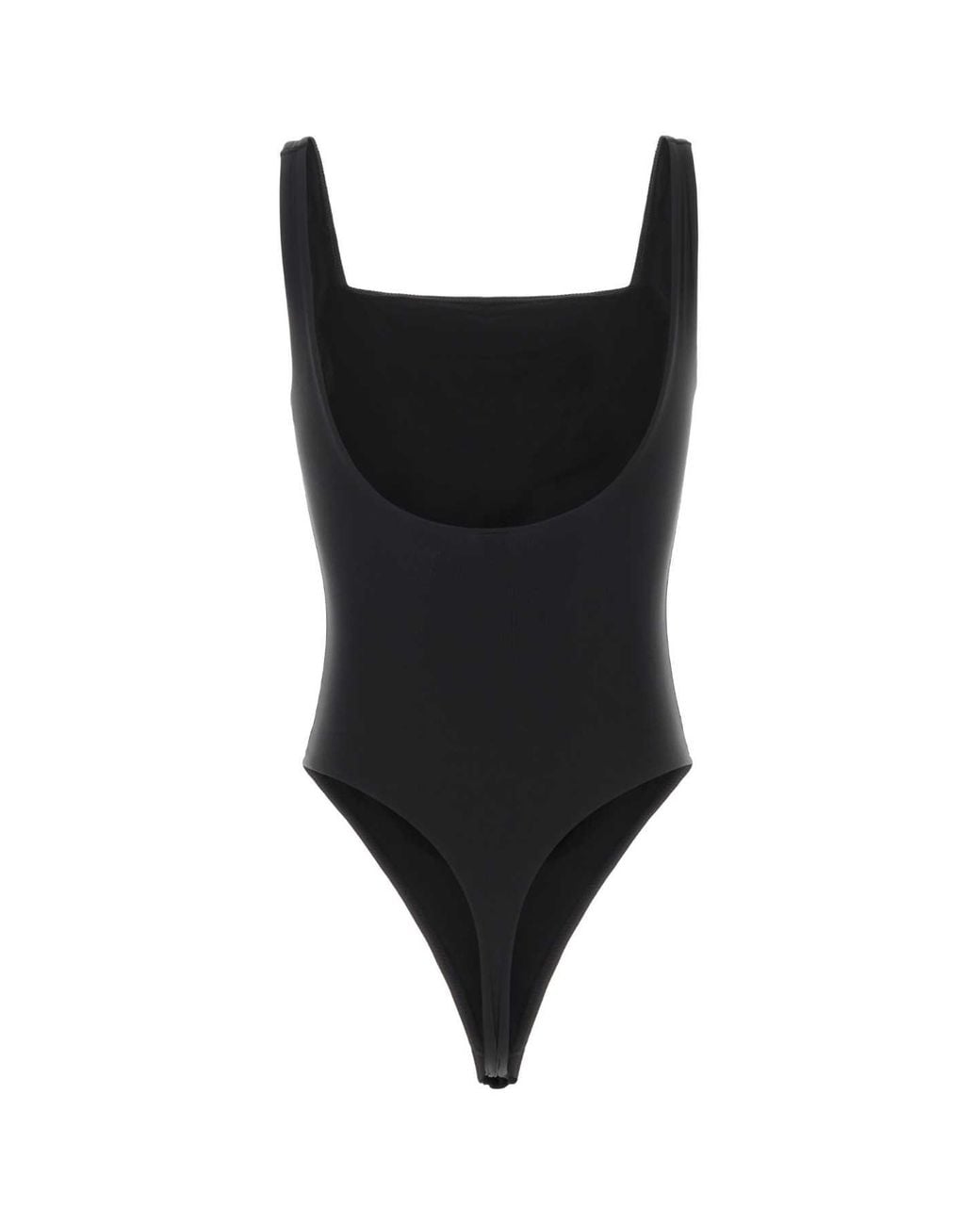 Skims Black Onyx Stretch Nylon Bodysuit