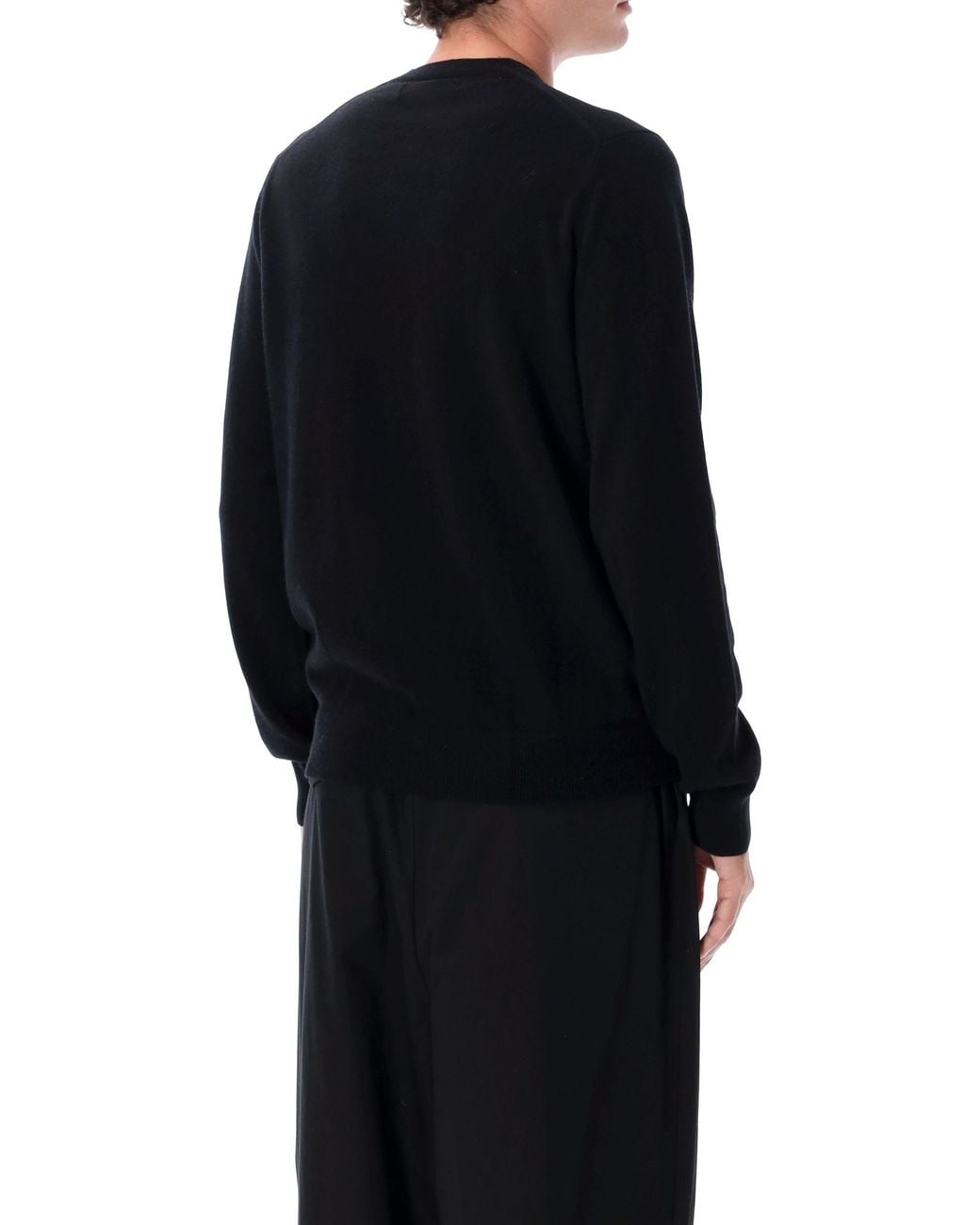 Comme des Garçons Black Shirt Shirt Wool Cardigan for men