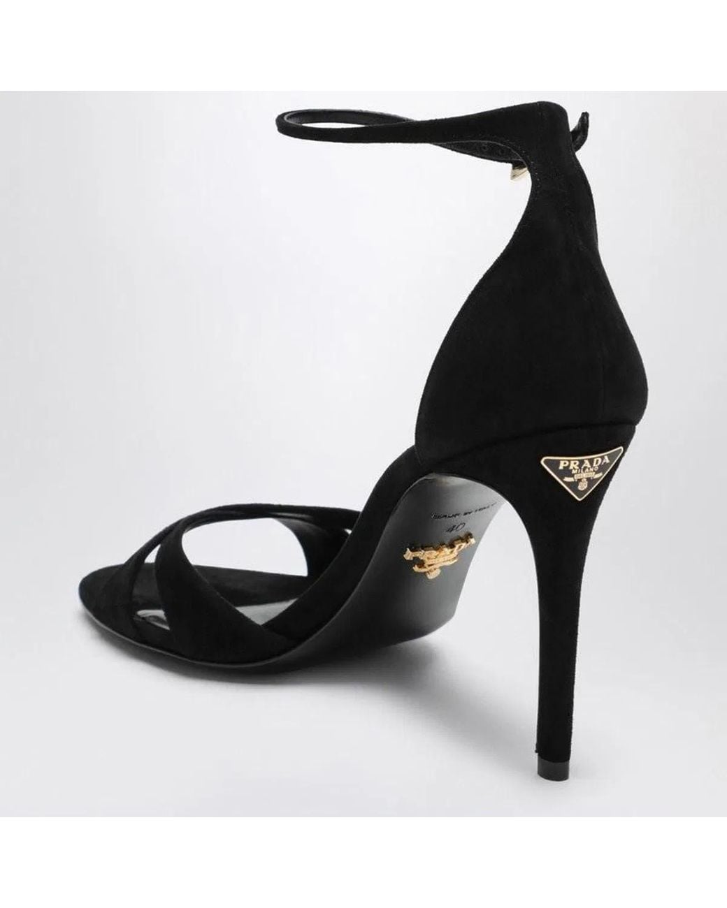 Prada Black Velvet Pumps