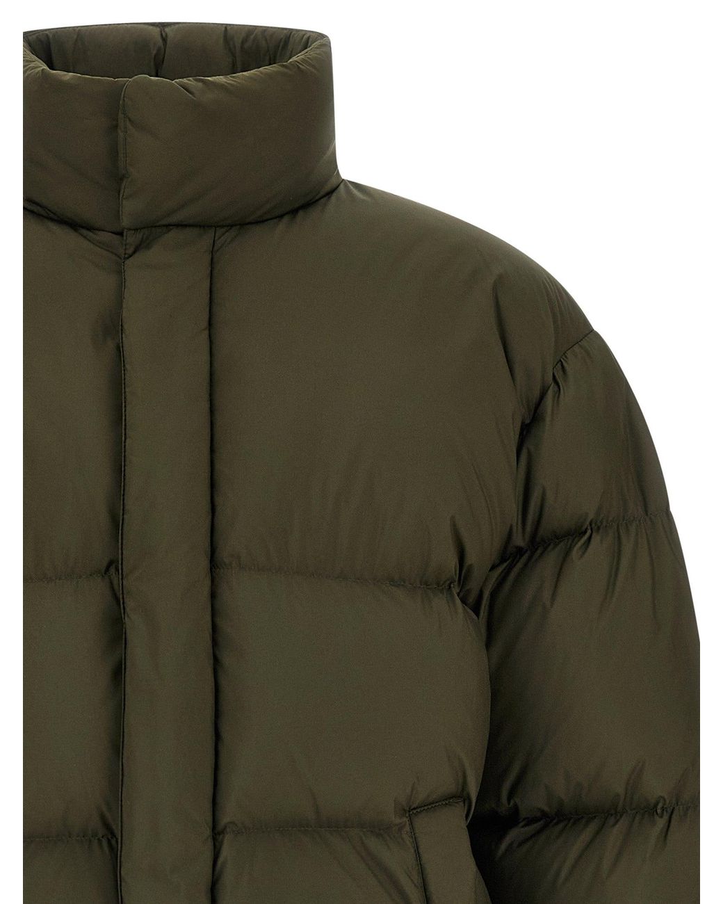 Saint Laurent Green Padded Down Jacket Puffer Jackets for men