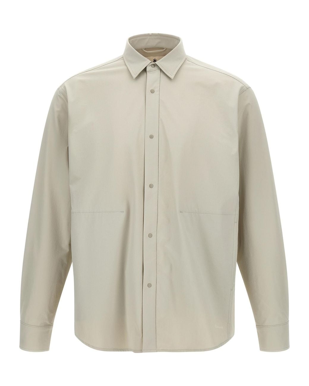 Snow Peak White 'Water-Repellent Stretch' Shirt for men