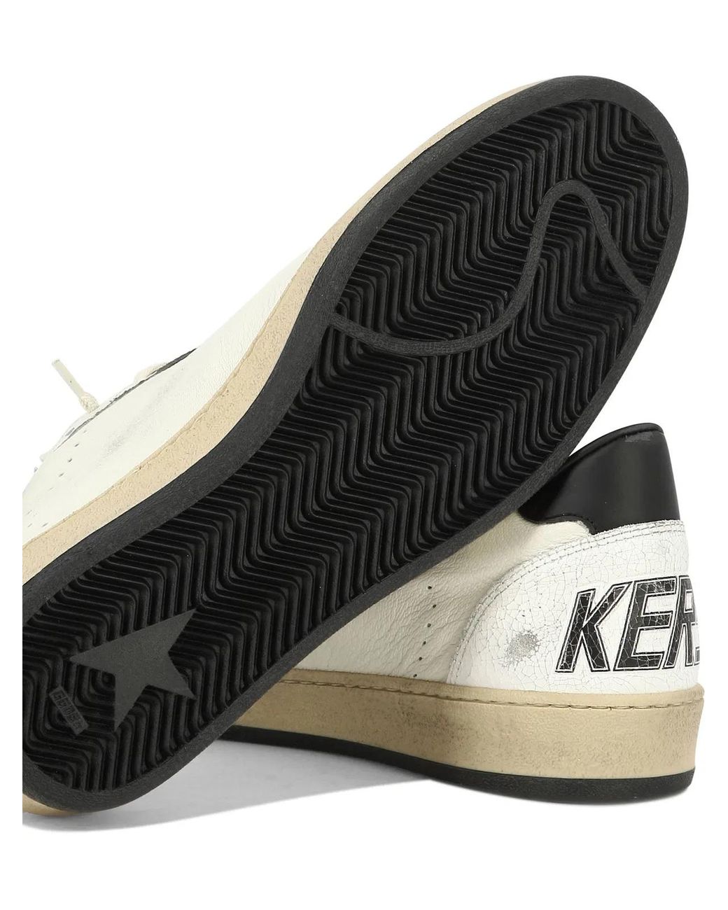 Golden Goose Deluxe Brand White "Ball Star" Sneakers for men