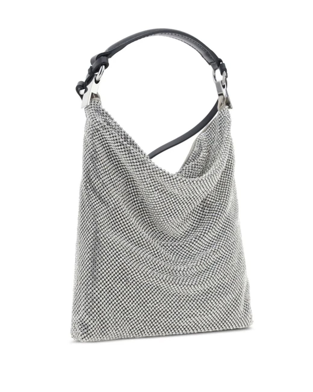 Benedetta Bruzziches Gray Bella Ciao Shoulder Bag