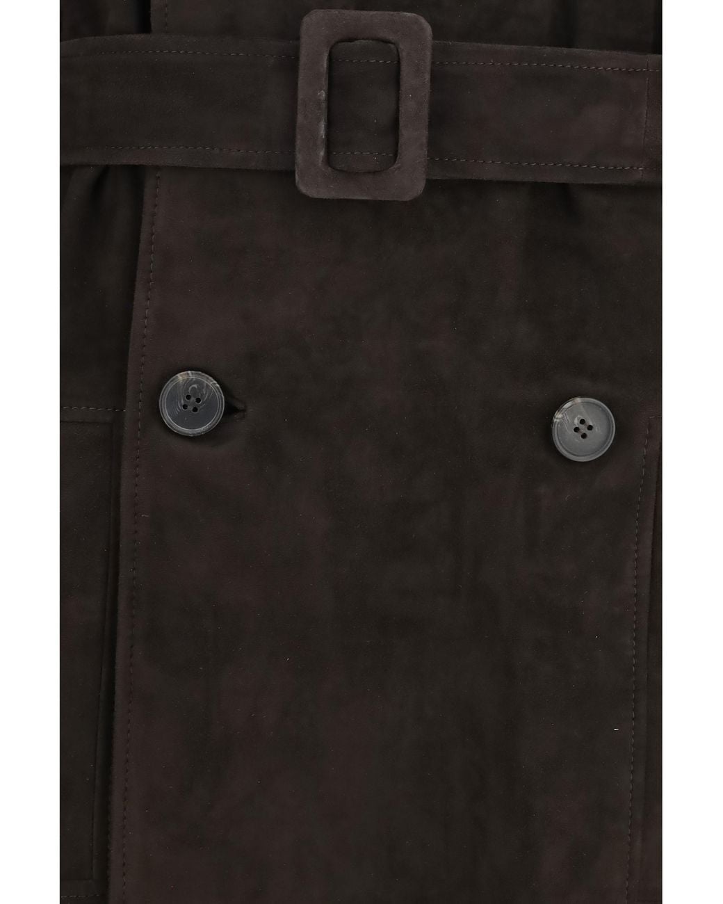 S.W.O.R.D Black Suede Coat