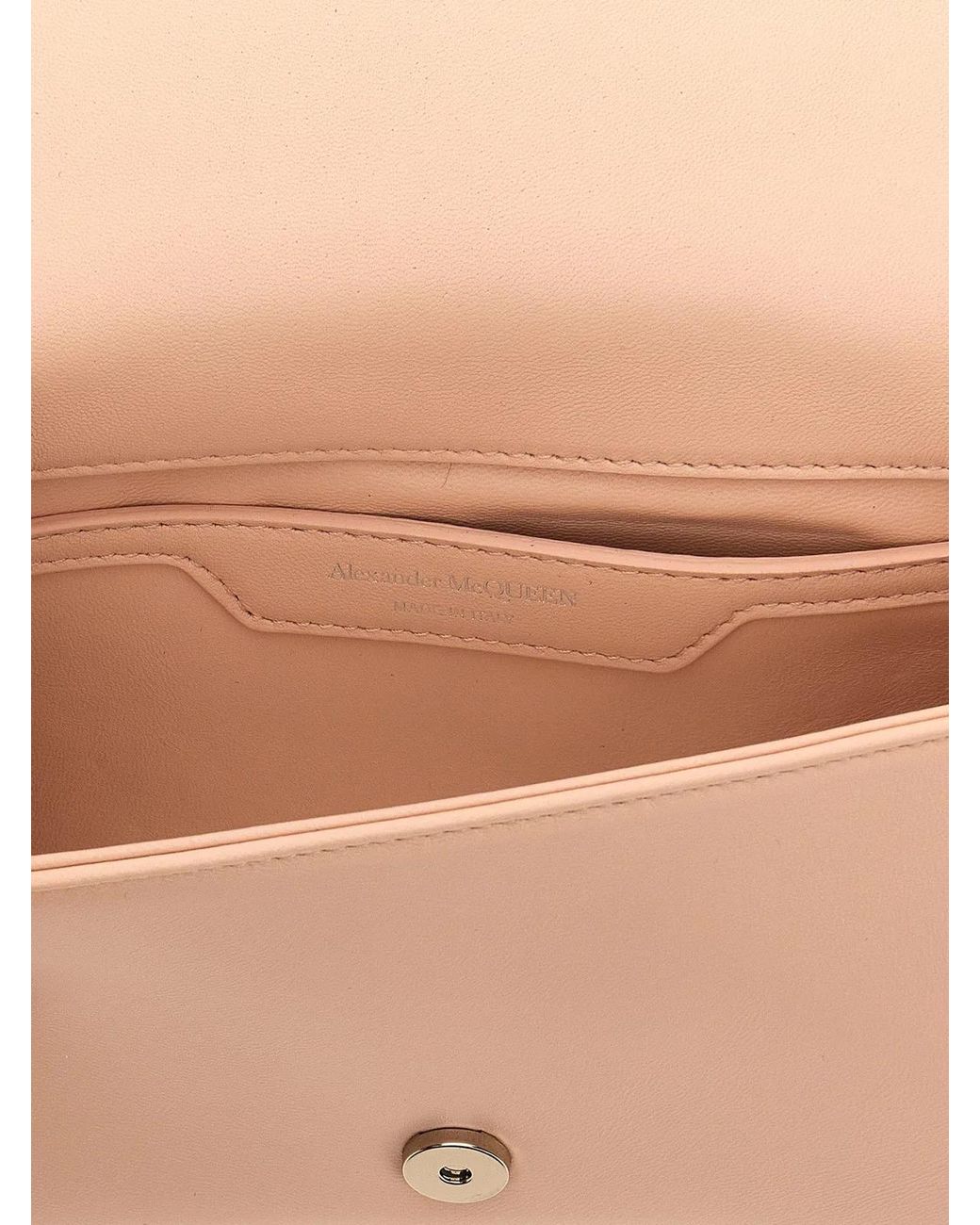 McQueen Natural 'The Mini Seal' Crossbody Bag
