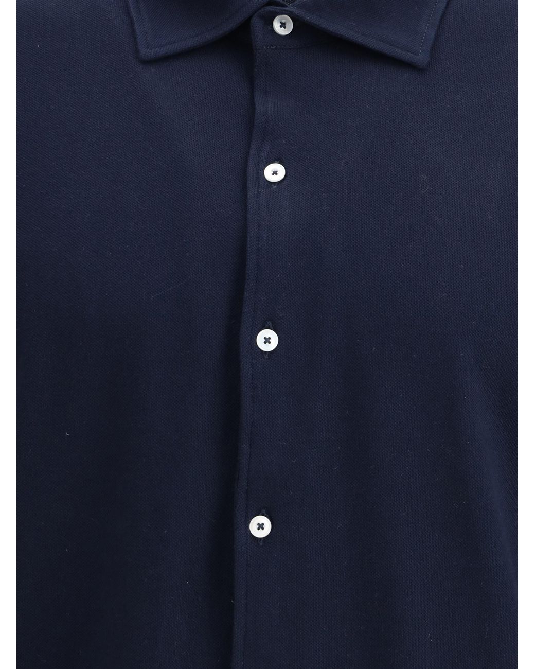 Brooksfield Blue Cotton Shirt for men