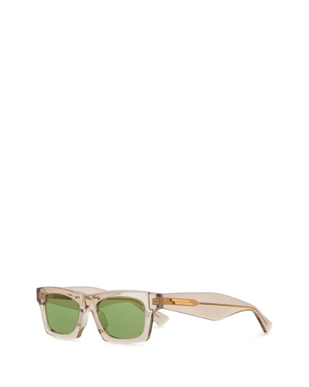 Bottega Veneta Green Acetate Classic Sunglasses