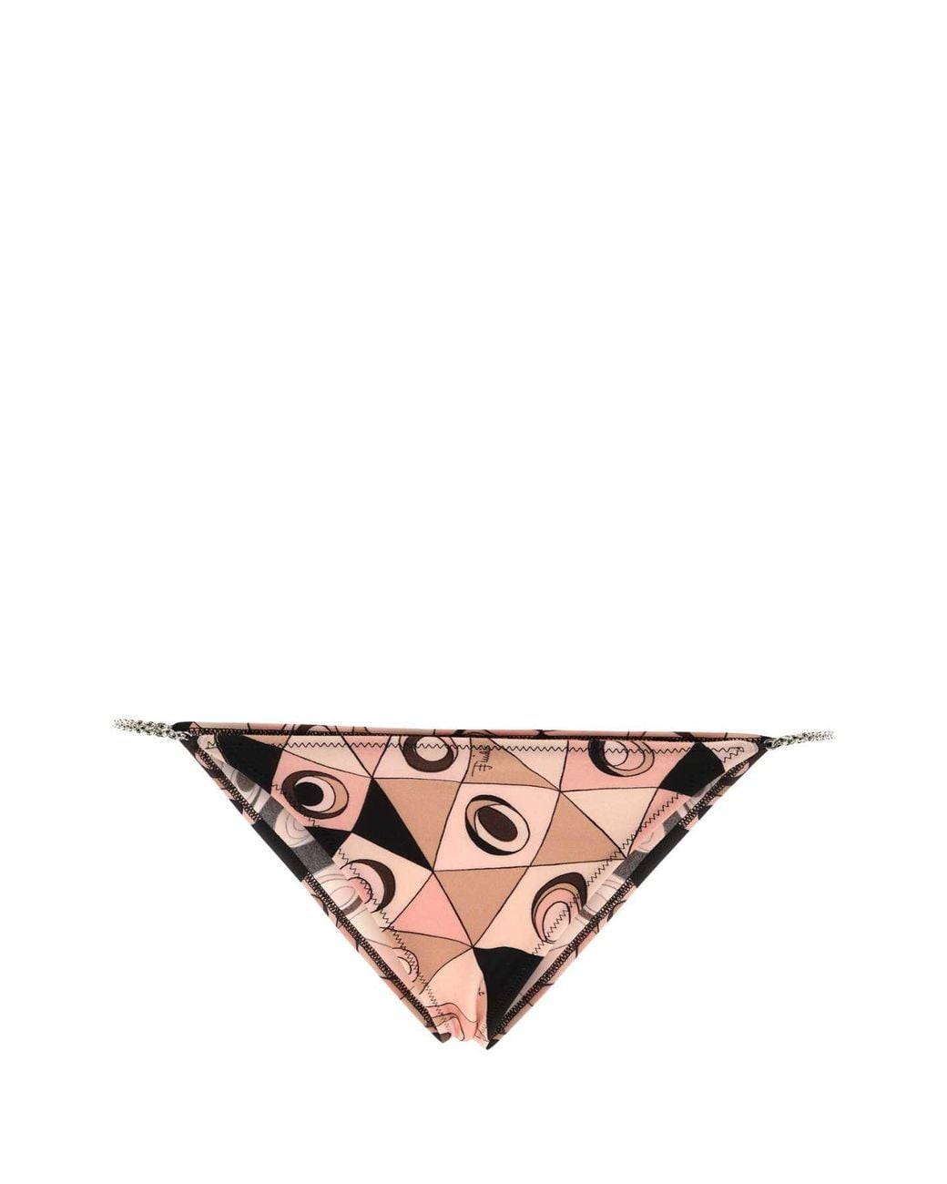Emilio Pucci Pink Stretch Nylon Bikini Bottom
