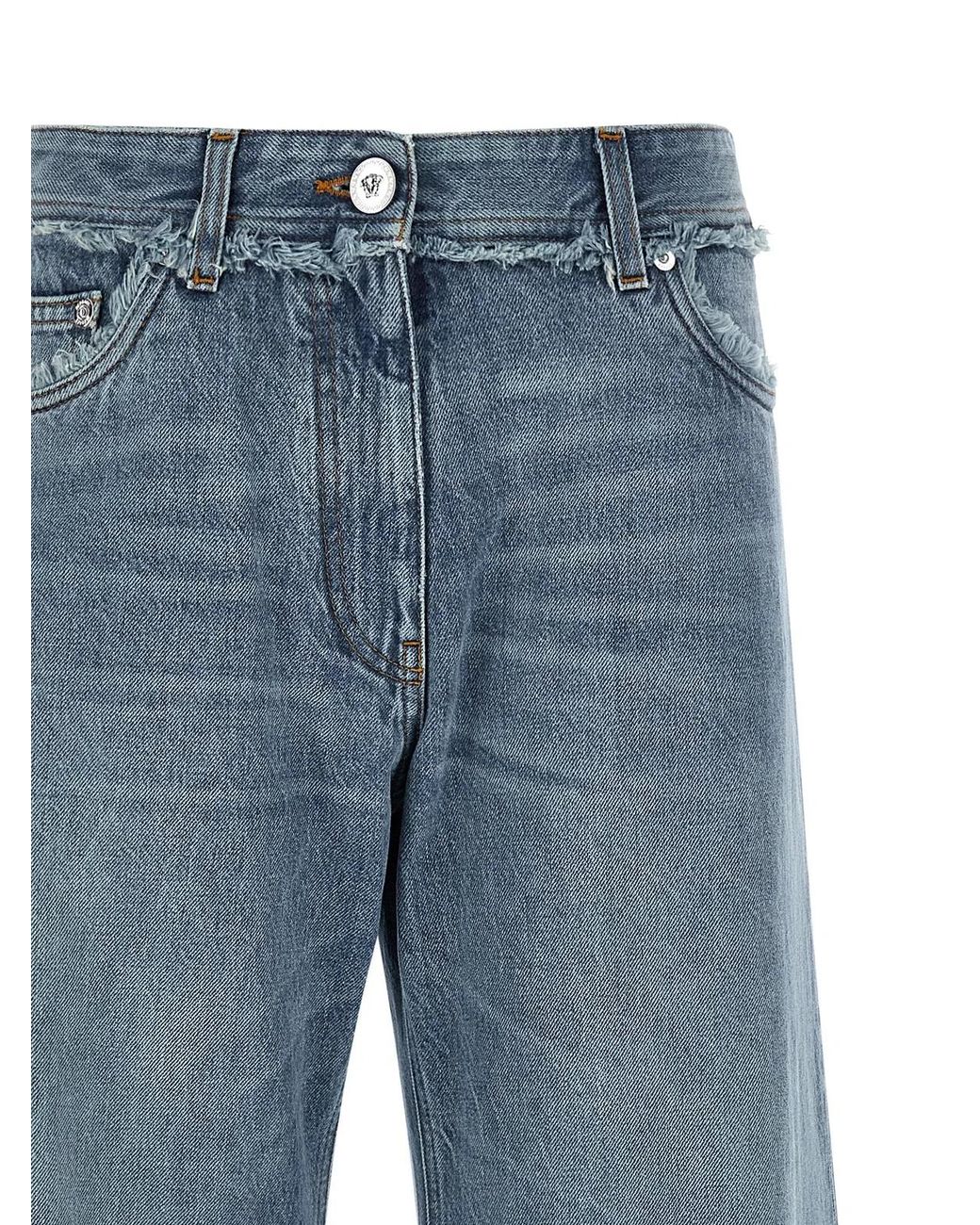Versace Blue Boyfriend Jeans
