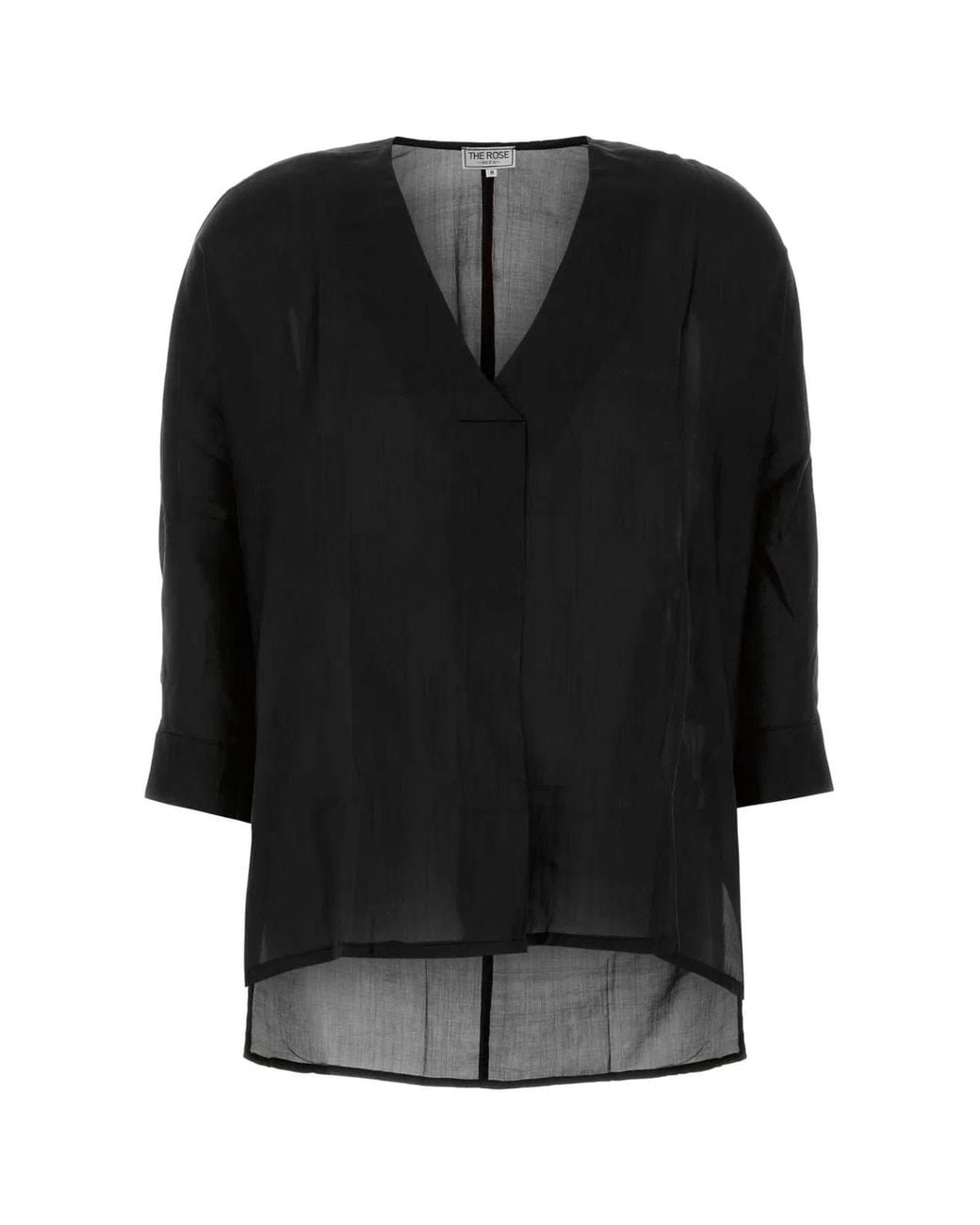 THE ROSE IBIZA Black Camicia