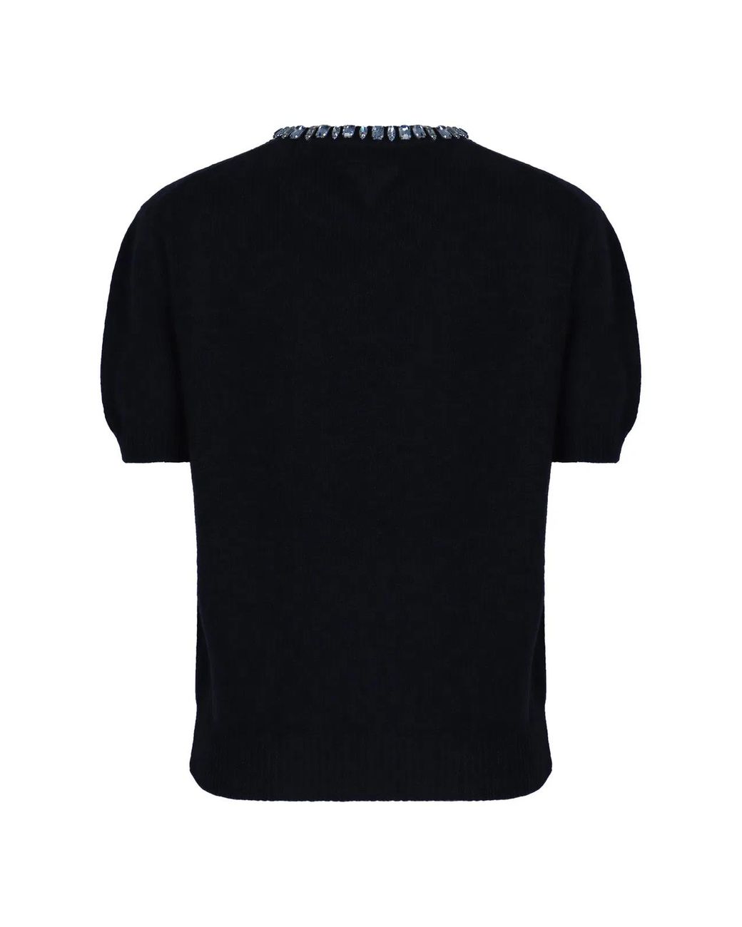 Prada Black Crew Neck Sweater