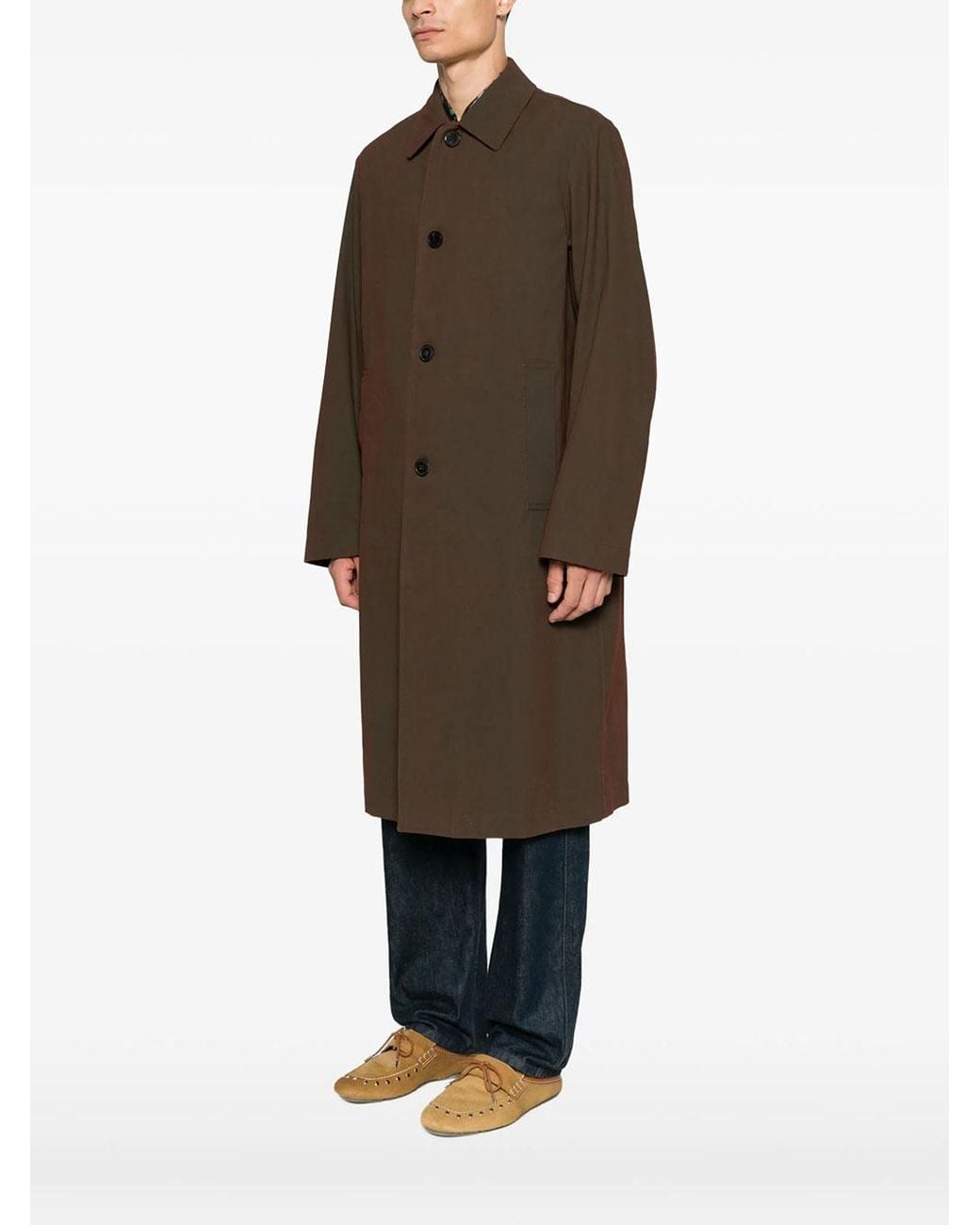 Dries Van Noten Natural Cappotto Rankles for men