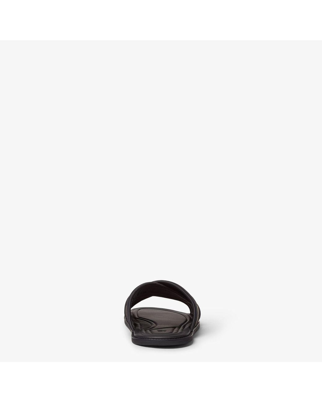 Fendi Black Slide Ff for men