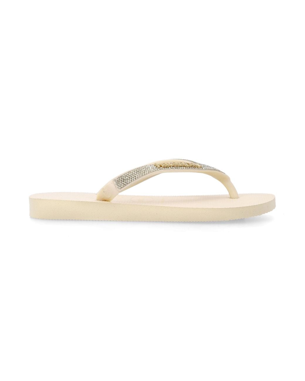Havaianas White Top Glow Flip Flops