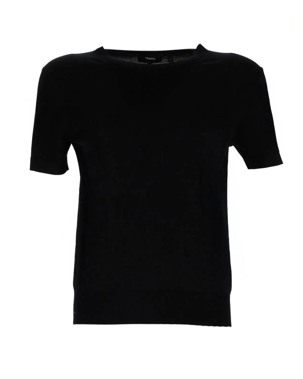 Theory Black Merino Wool T-Shirt