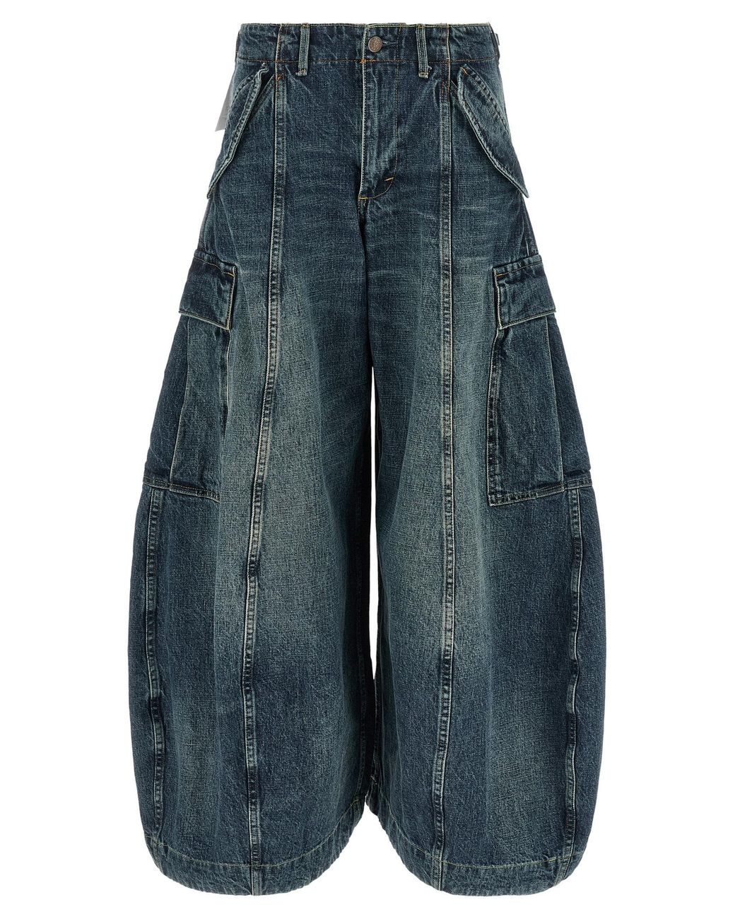 R13 Blue 'Siouxsie Field Cargo' Jeans