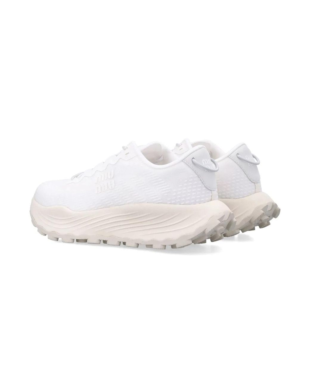 Miu Miu White Energy Tech Sneakers