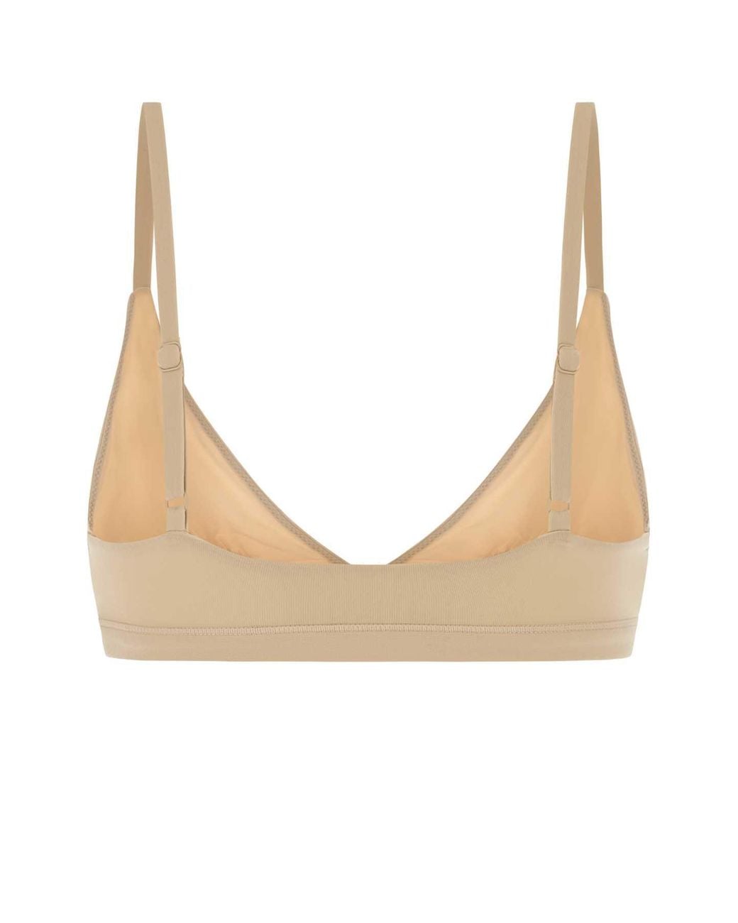 Skims Natural Sand Stretch Nylon Bra