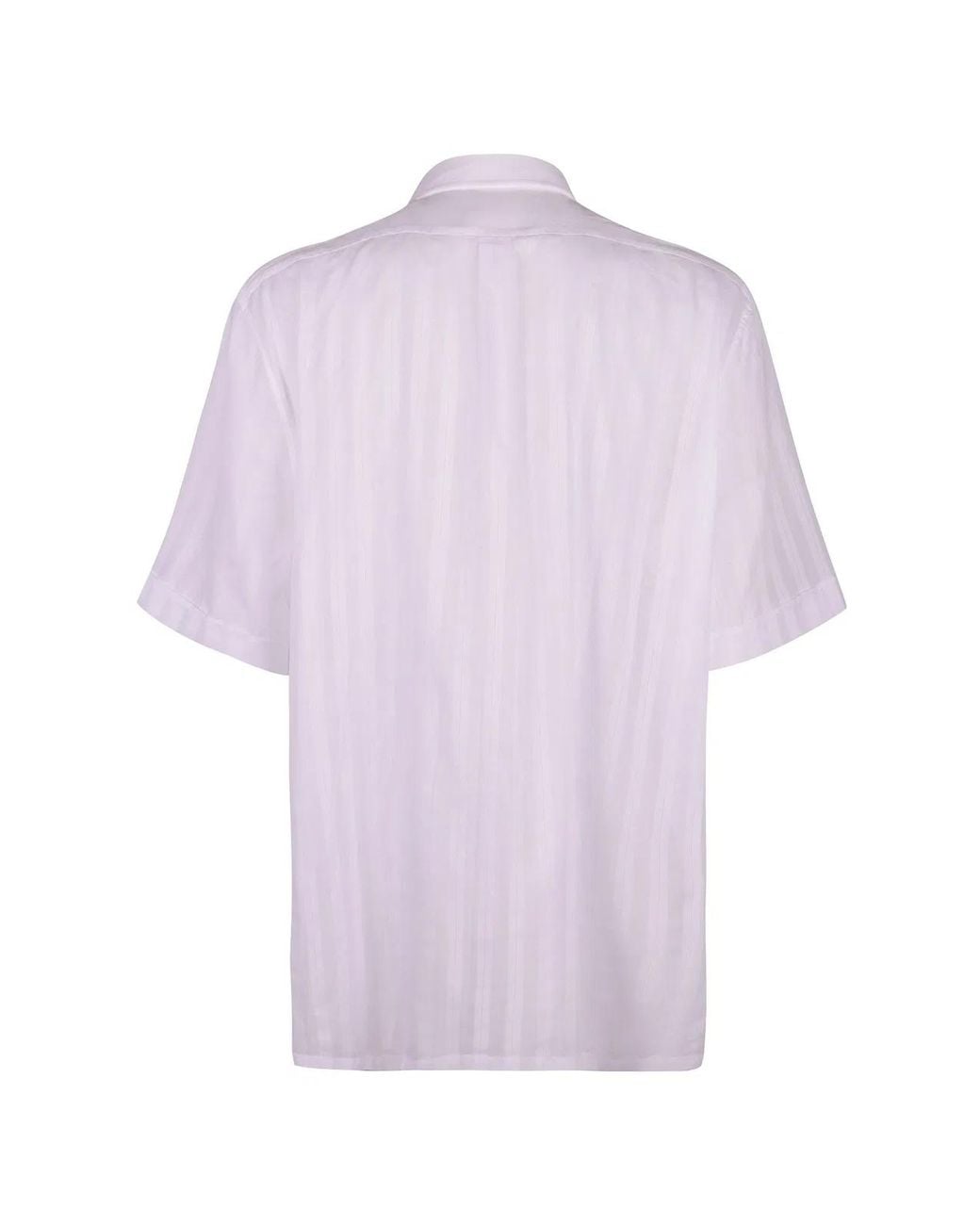 Givenchy Pink Embroidered Poplin Shirt for men