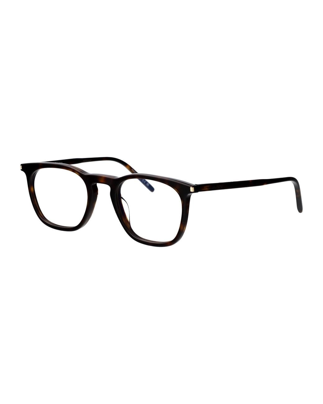 Saint Laurent Brown Acetate Glasses