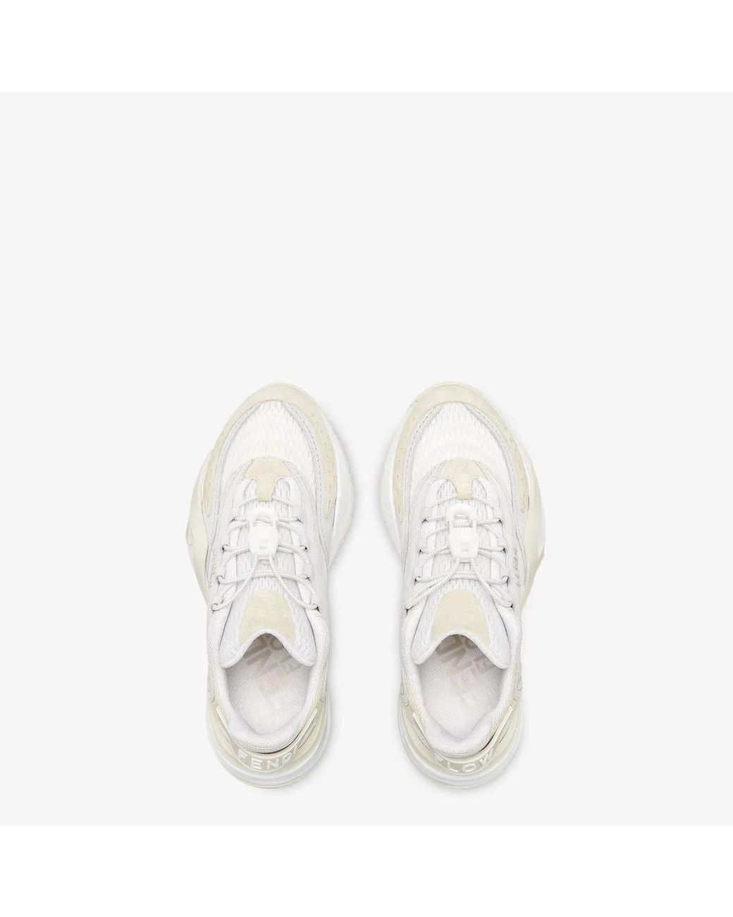 Fendi White Flow Sneaker