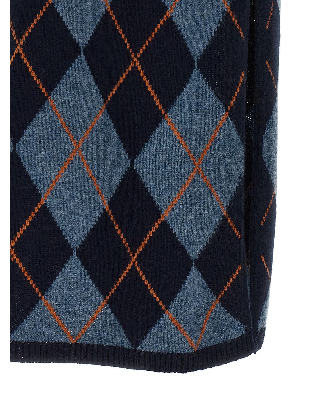 Twinset Blue Twin Set Diamond Skirt