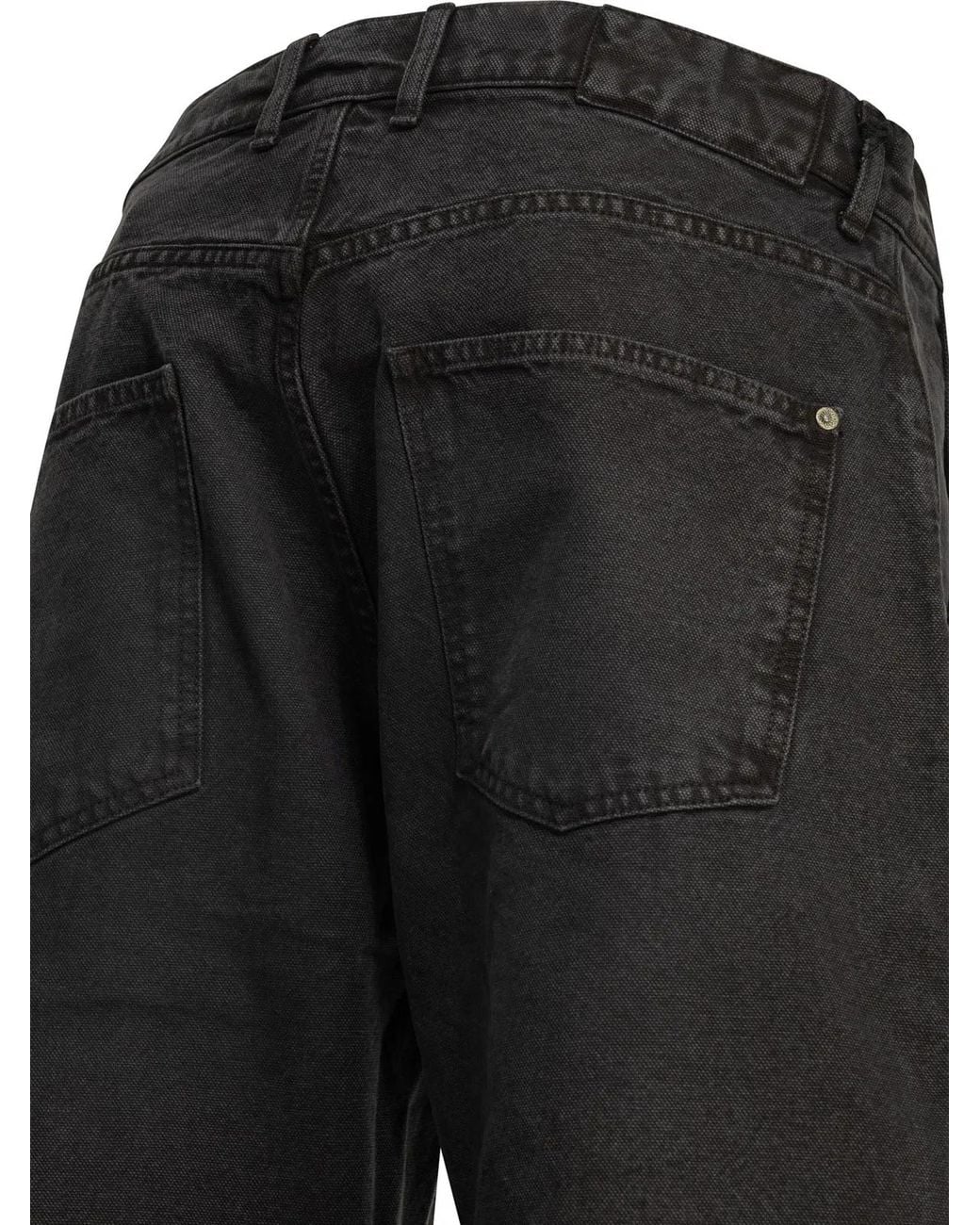 mfpen Gray "Double Knee" Straight Leg Jeans for men