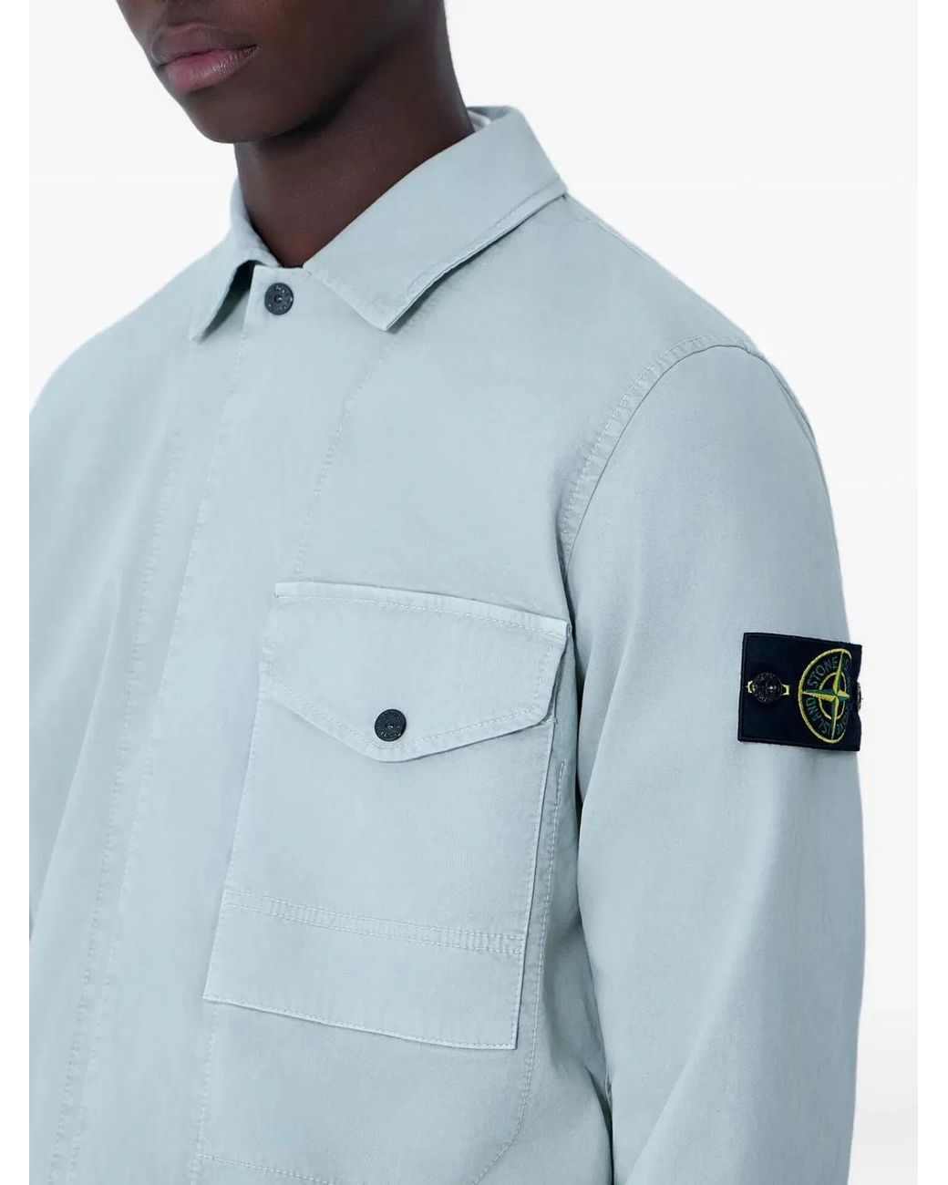 Stone Island Blue Shirts for men