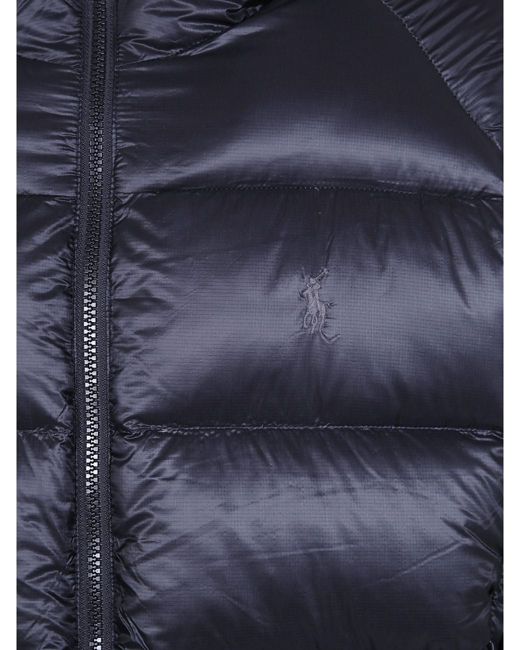 Polo Ralph Lauren Blue Woven Puffer Jacket for men
