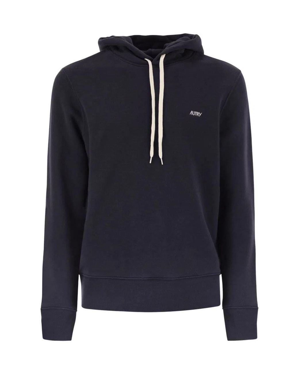 Autry Blue Dark Cotton Sweatshirt for men