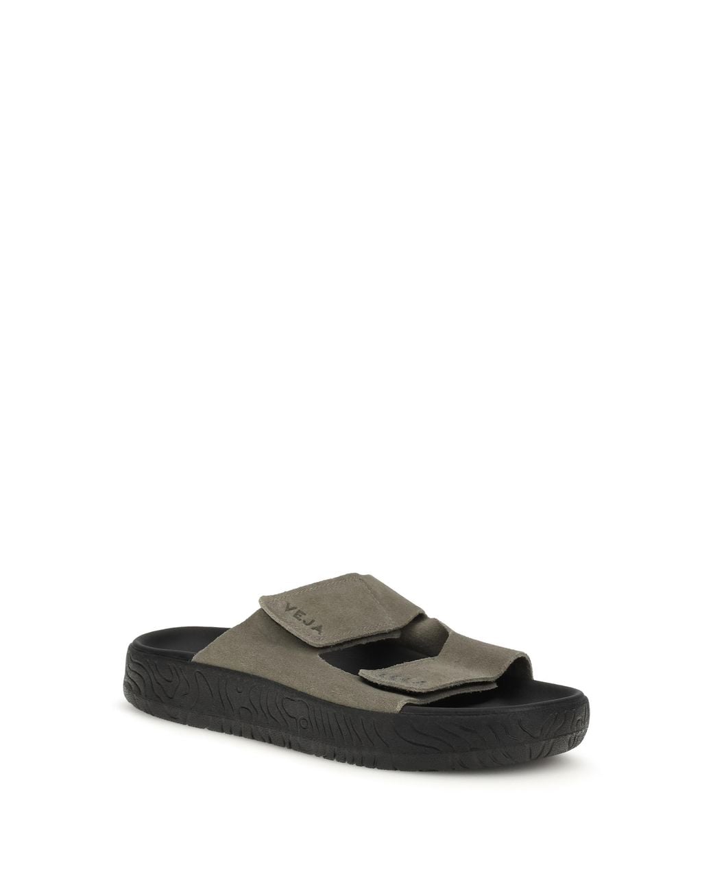 Veja Black Sandals Etna Khaki