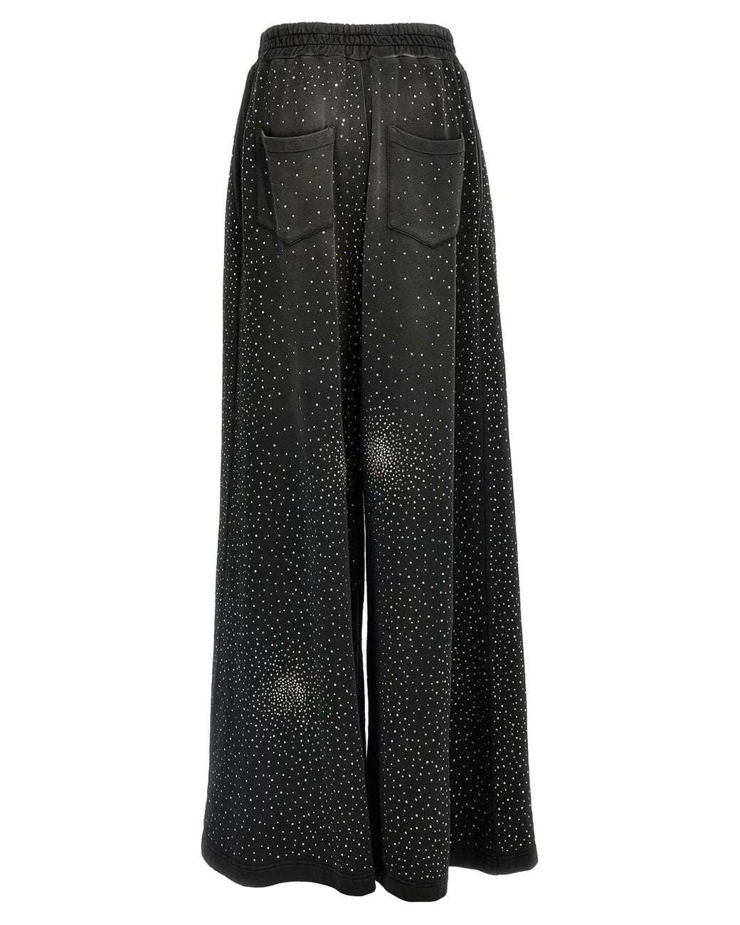 GIUSEPPE DI MORABITO Black Rhinestone Joggers
