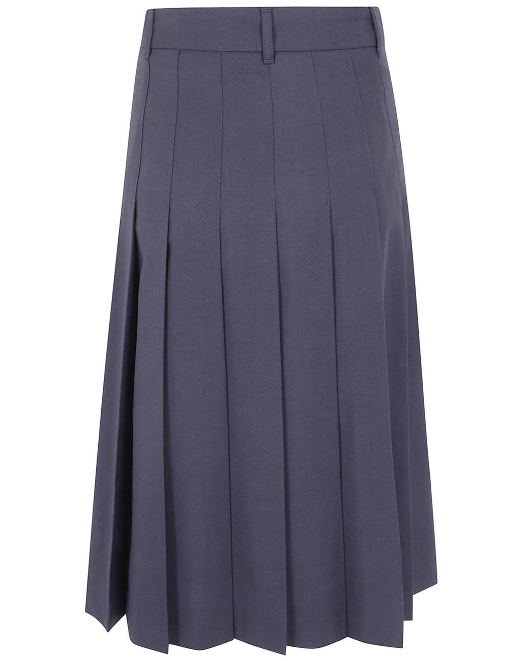 DUNST Blue Pleats Long Skirt