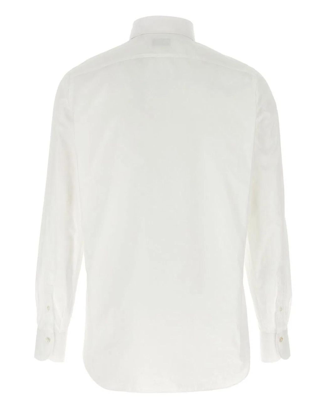 Finamore 1925 White Cotton Shirt
