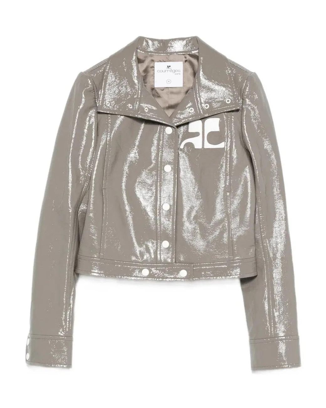 Courreges Metallic Courregès Reedition Vinyl Jacket