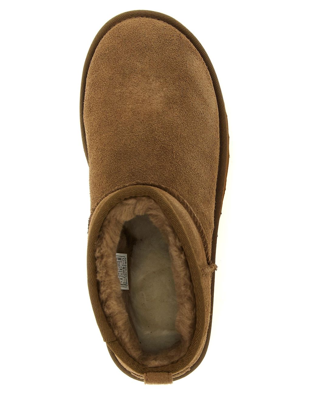 Ugg Brown 'Classic Ultra Mini Platform' Ankle Boots