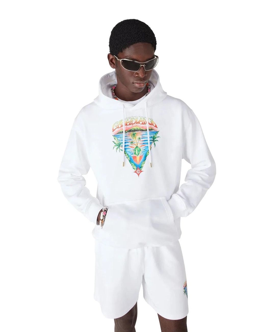 Casablanca Sweatshirt Offwhite Lookback for men