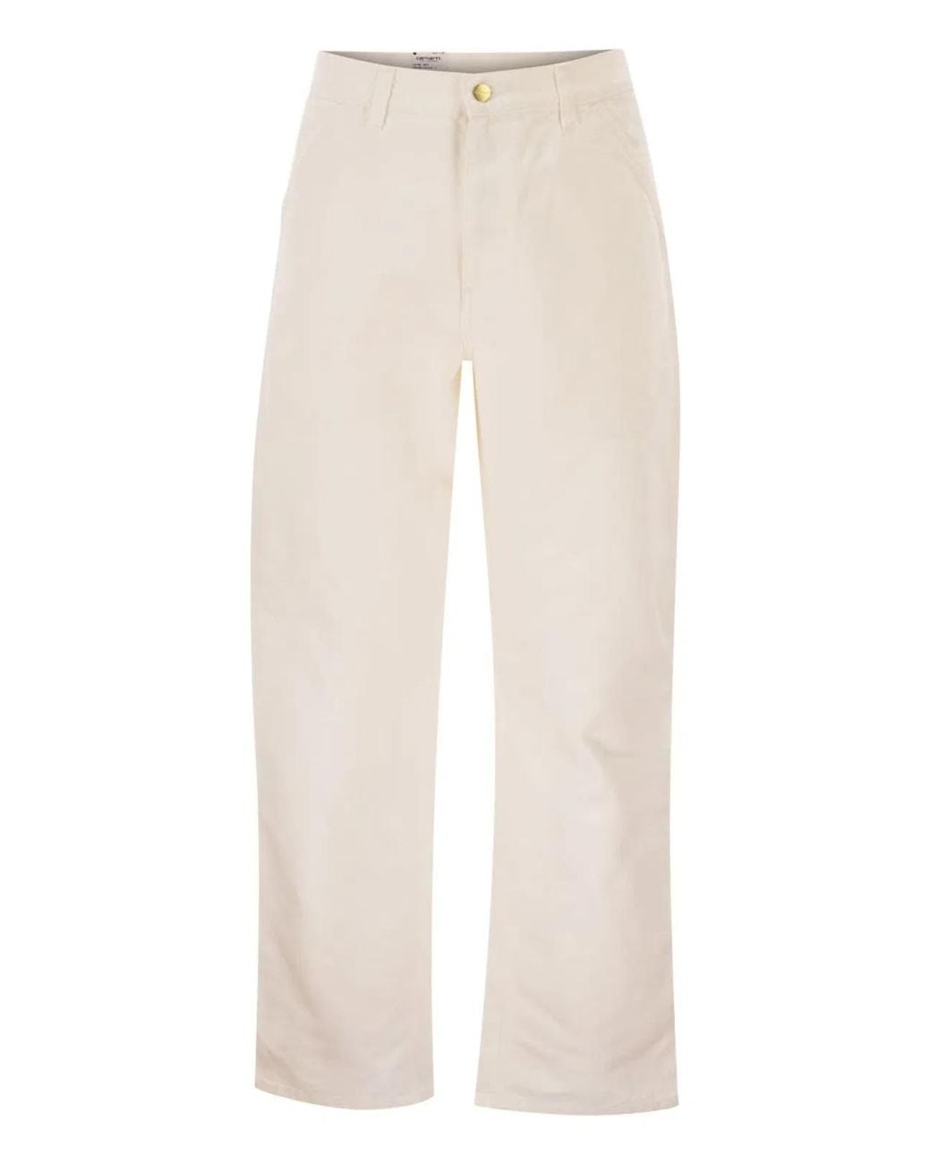 Carhartt White Cotton Trousers