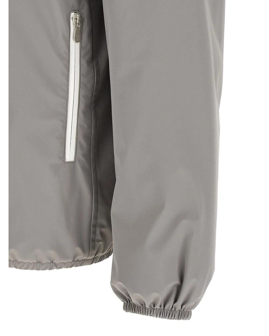 Brunello Cucinelli Gray Windproof Jacket for men