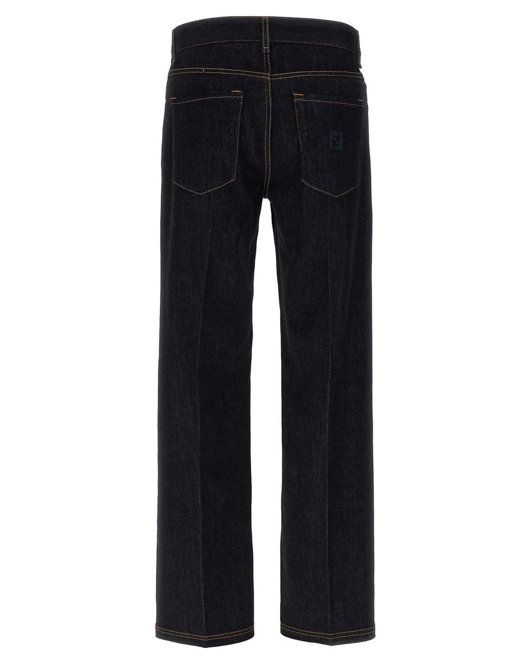 Fendi Blue 'Selleria' Jeans for men